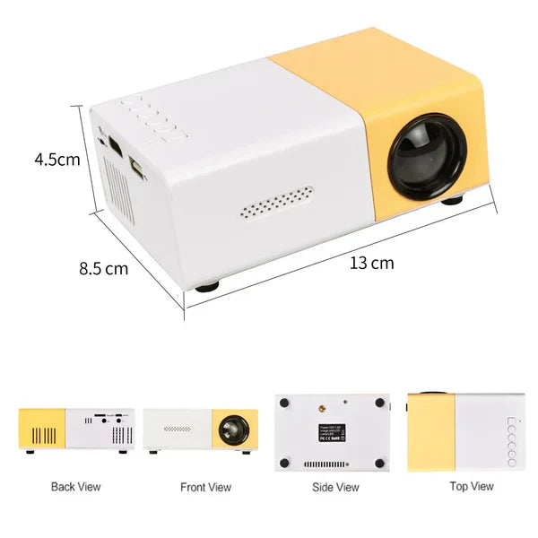 Nuvoria™ Mini Portable LED Projector