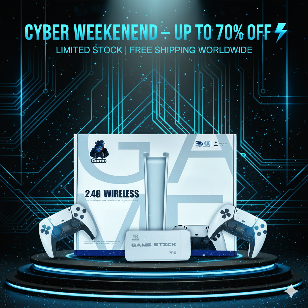 RetroBox - 60,000+ Licensed Games + 2 FREE Controllers (Cyber Weekend Deal)